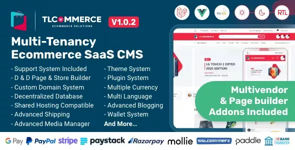 TLCommerce-SaaS-Laravel-VueJS-Powered-Multi-Tenancy-Ecommerce-SaaS-CMS TLCommerce SaaS | Laravel & VueJS Powered Multi-Tenancy Ecommerce SaaS CMS Nulled