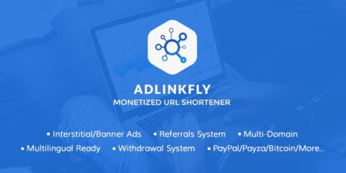 AdLinkFly AdLinkFly - Monetized URL Shortener 6.6.4 Nulled white pages fixed