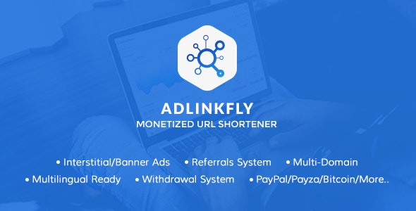 AdLinkFly AdLinkFly - Monetized URL Shortener 6.6.4 Nulled white pages fixed